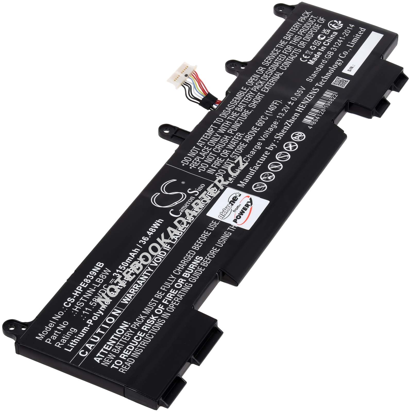 aku kompatibilní s HP Typ M73466-005