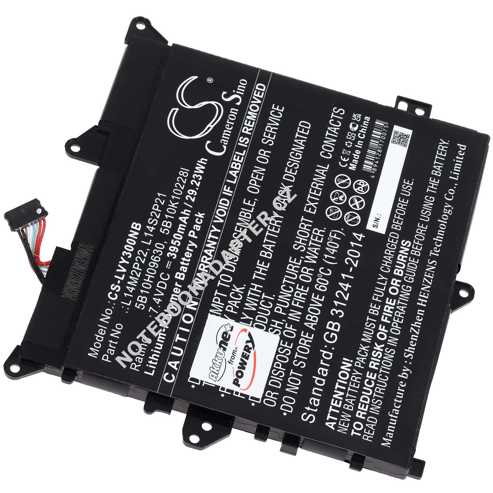 aku kompatibilní s Lenovo Typ 5B10H09630