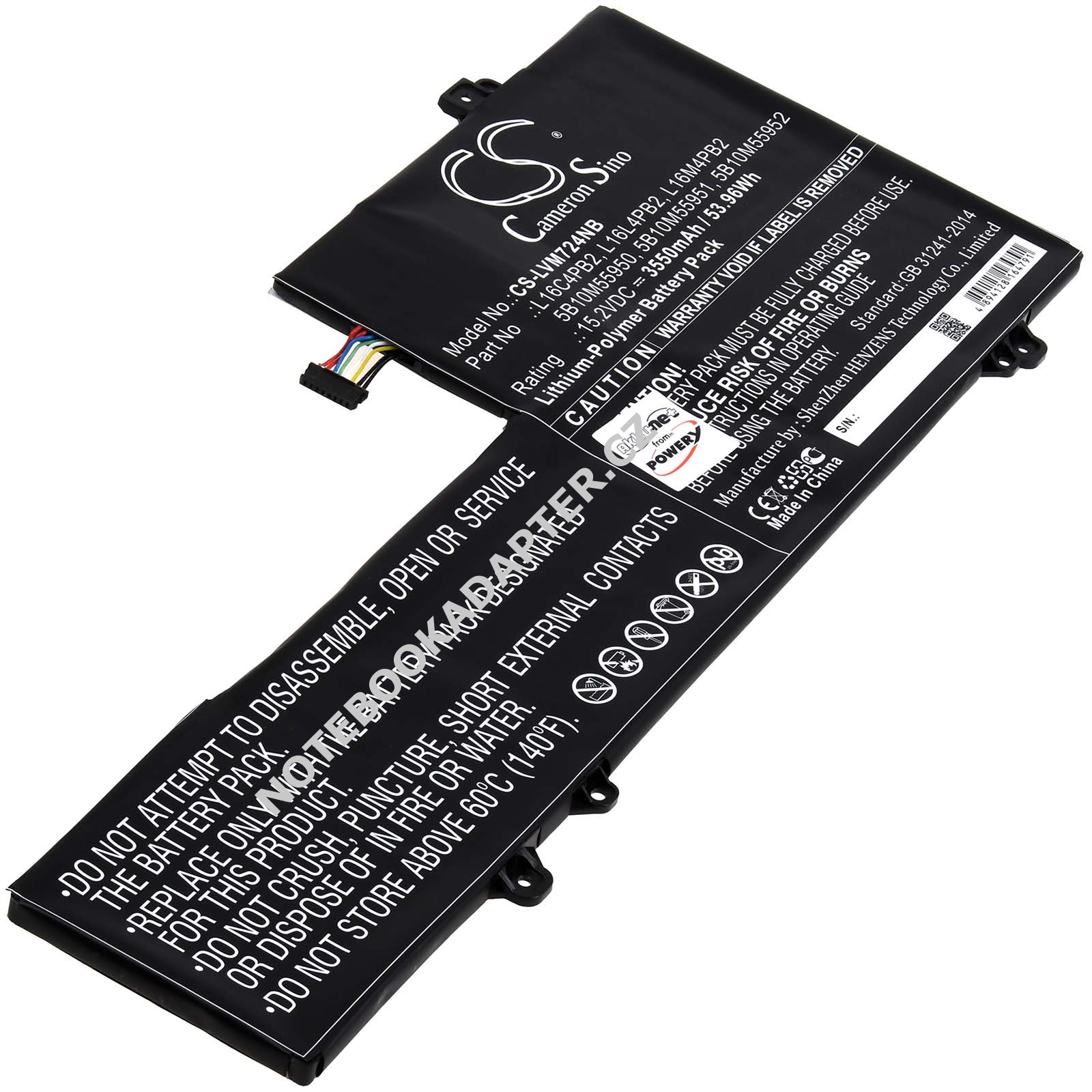 aku kompatibilní s Lenovo Typ 5B10M55952