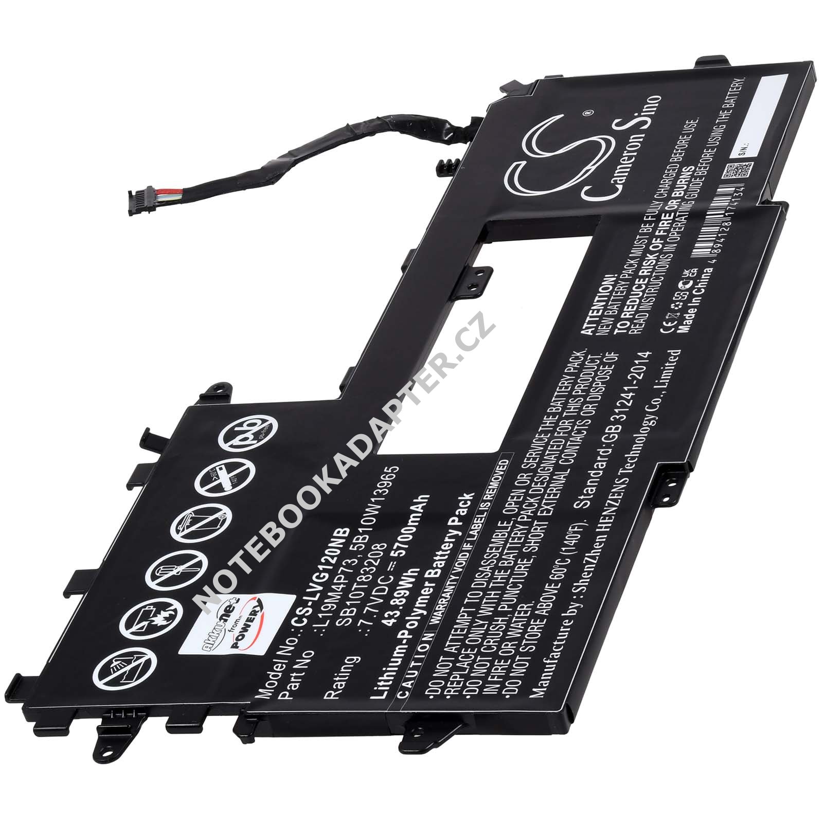 aku kompatibilní s Lenovo Typ 5B10W13965