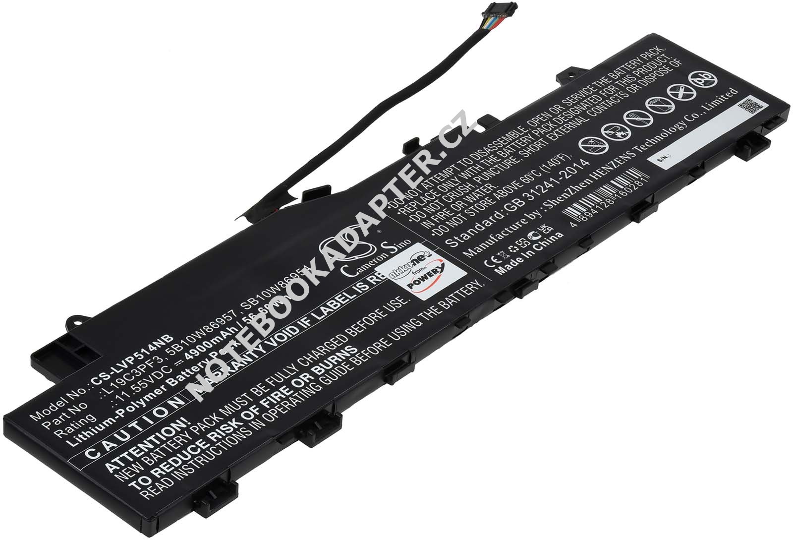 aku kompatibilní s Lenovo Typ 5B10W86939