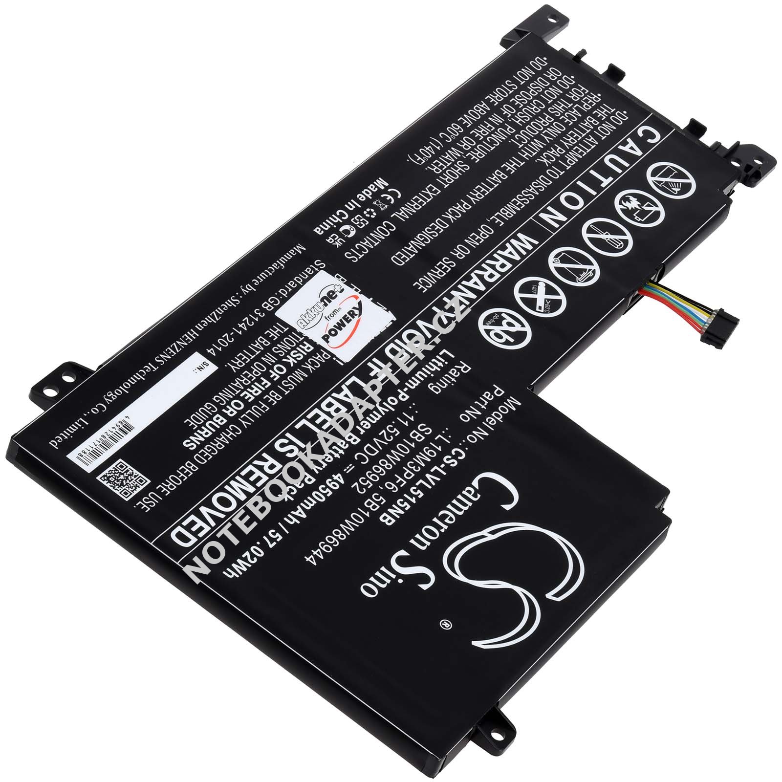 aku kompatibilní s Lenovo Typ 5B10W86944