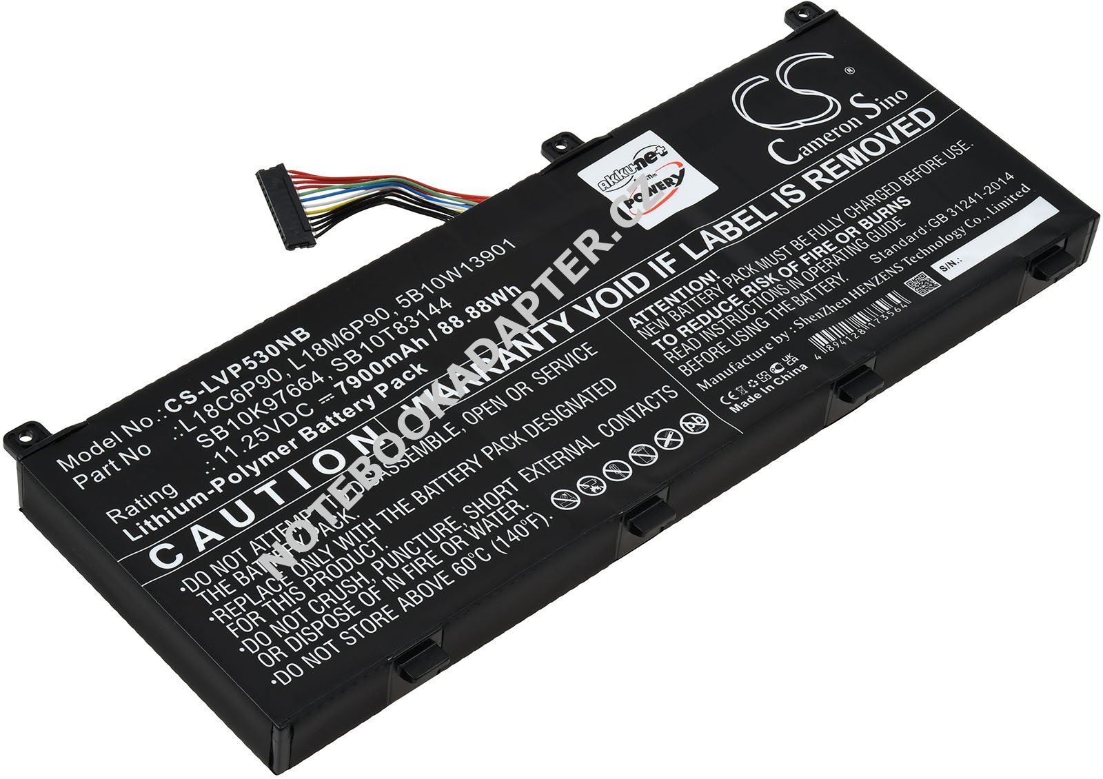 aku kompatibilní s Lenovo Typ SB10T83144