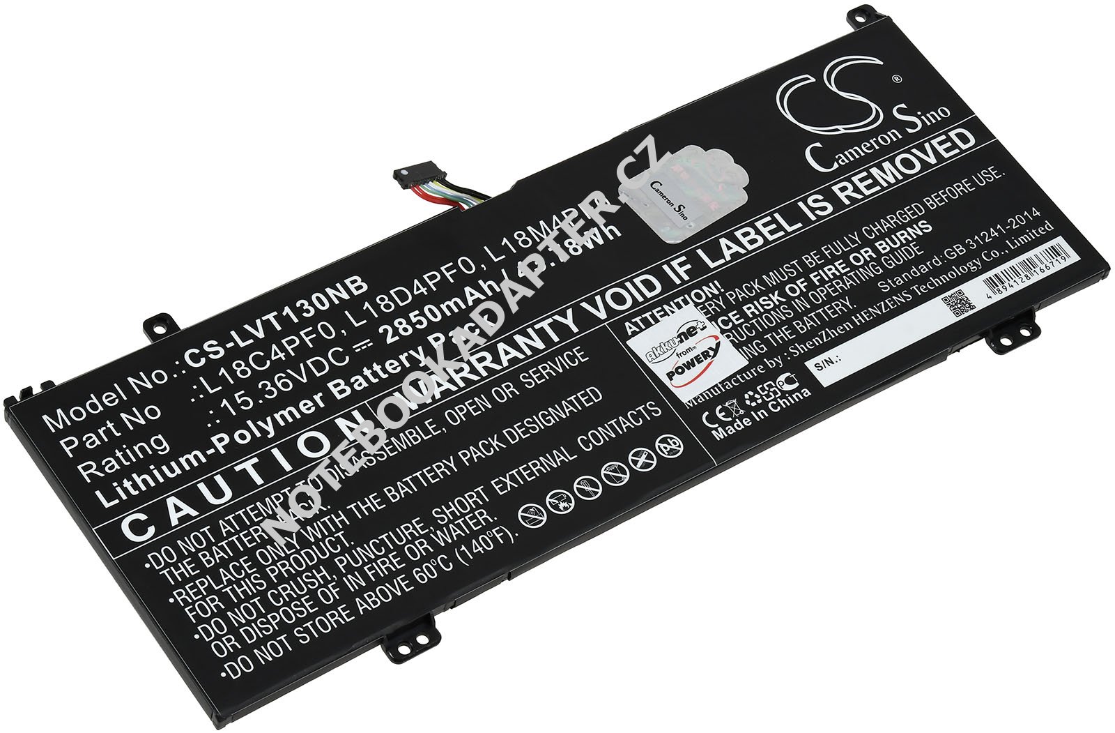 aku kompatibilní s Lenovo Typ SB10W67259