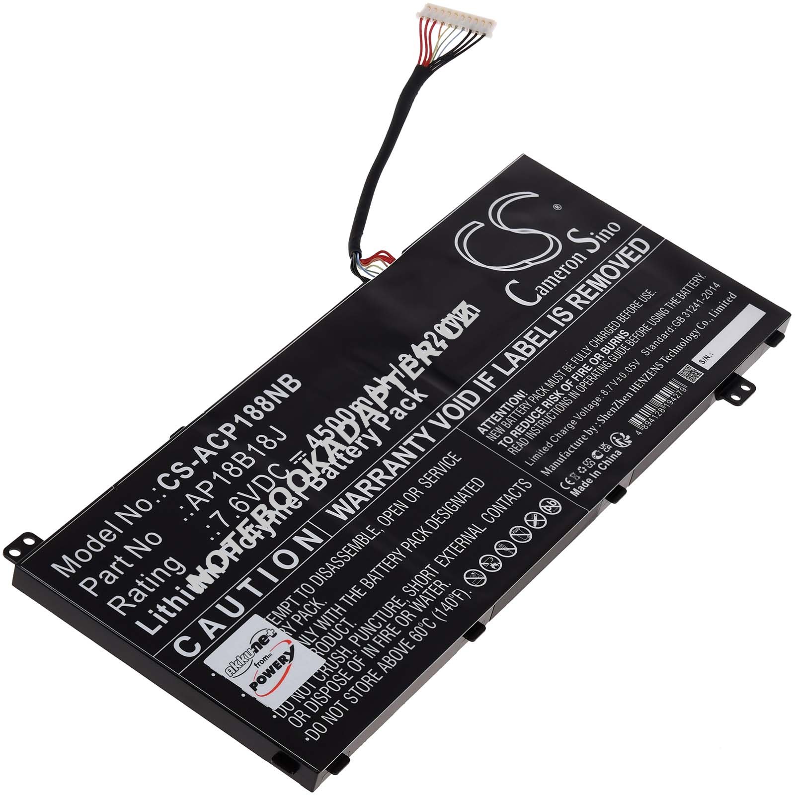 aku pro Acer Aspire 3 A314-32-P9UF Laptop