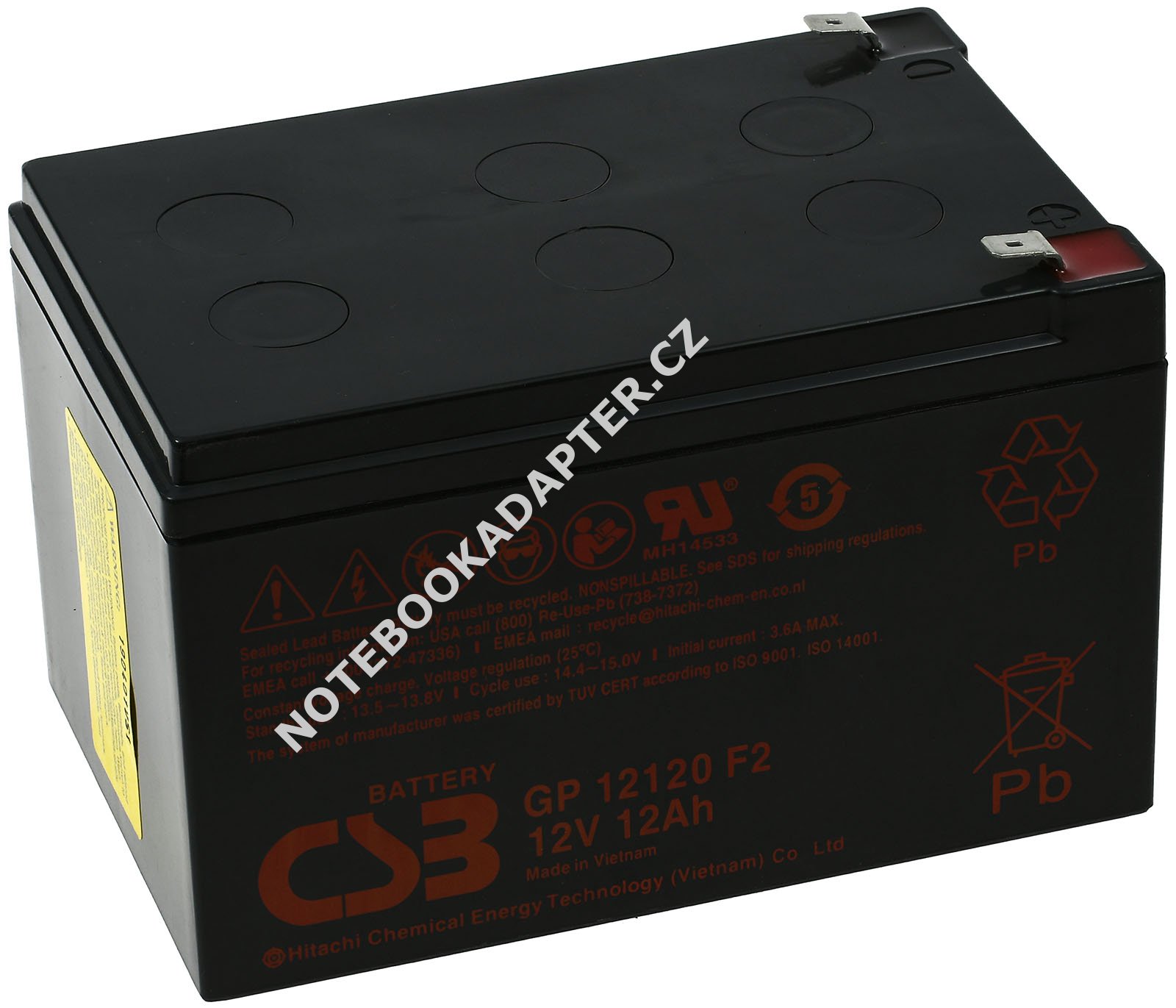 aku pro APC Back UPS BK1250 12V 12Ah - CSB Stanby originál