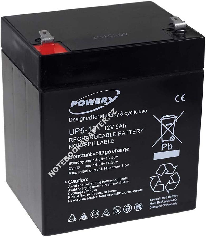 aku pro APC RBC 30 5Ah 12V - Powery originál