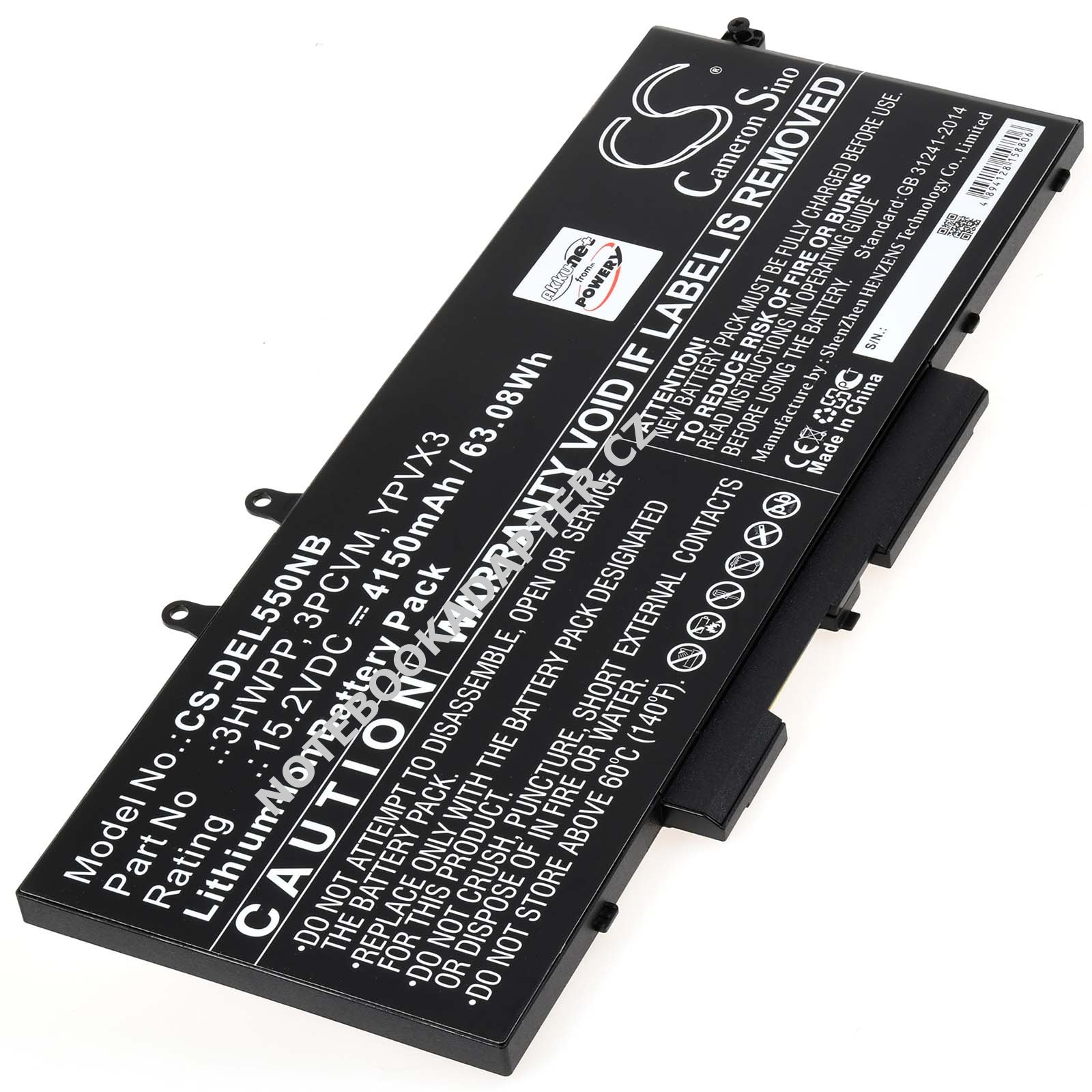 aku pro Dell Latitude 14 5410 N001L541014EMEA_UBU