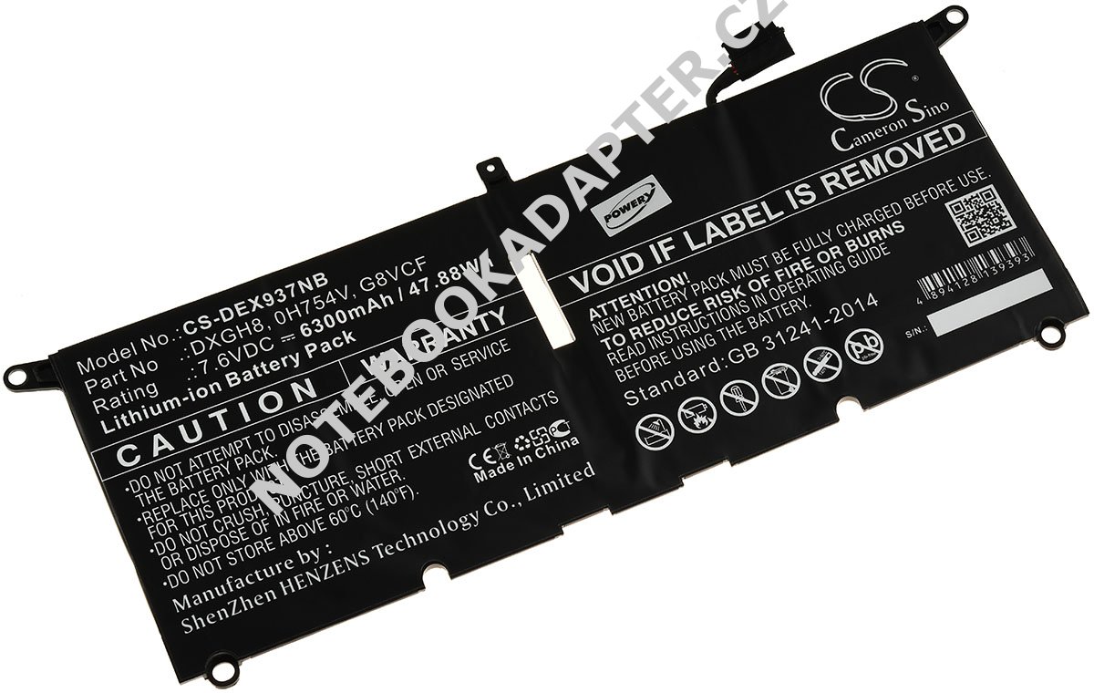 aku pro Dell XPS 13-9370-D1605G