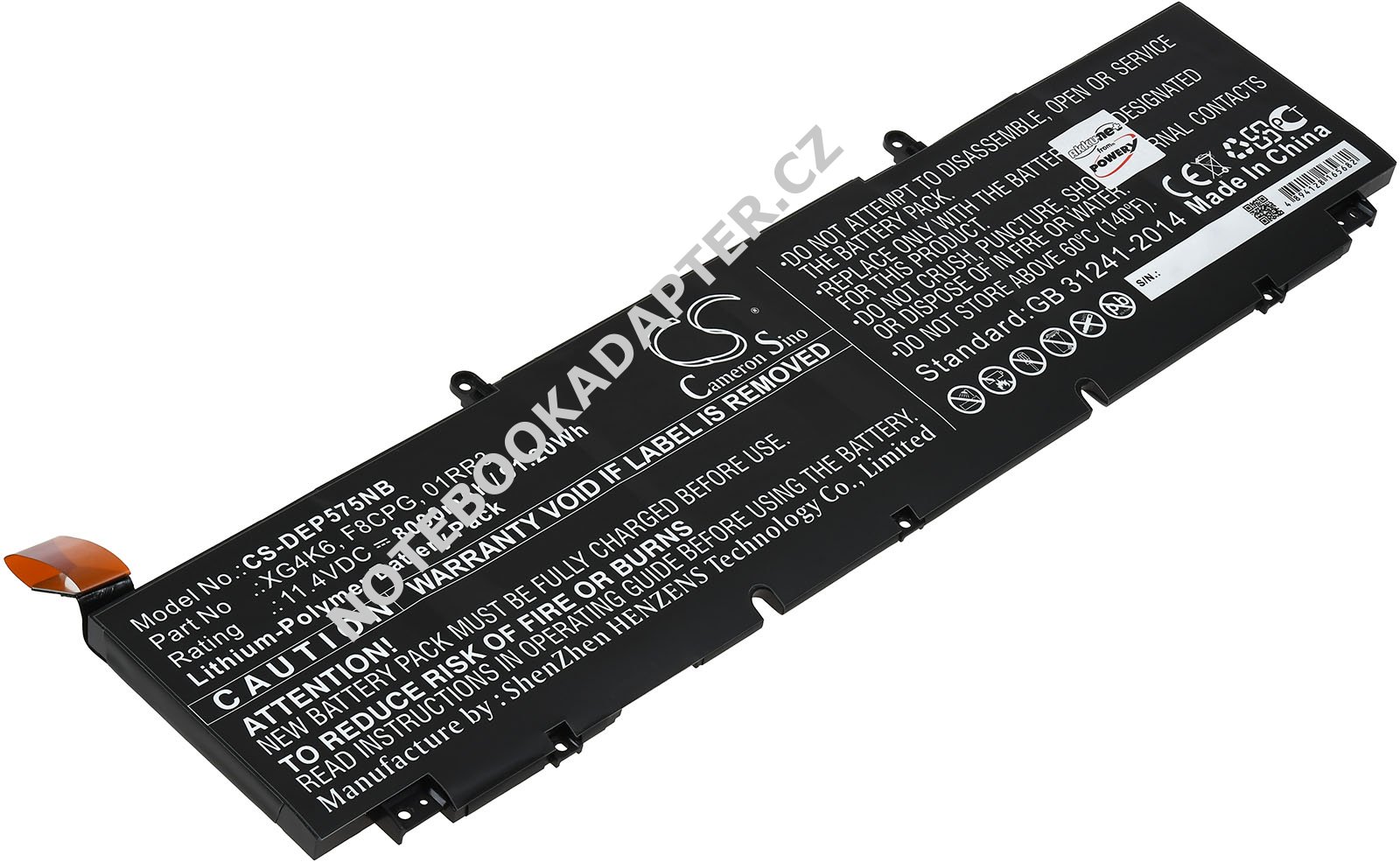 aku pro Dell XPS 17 9700 9700-2194