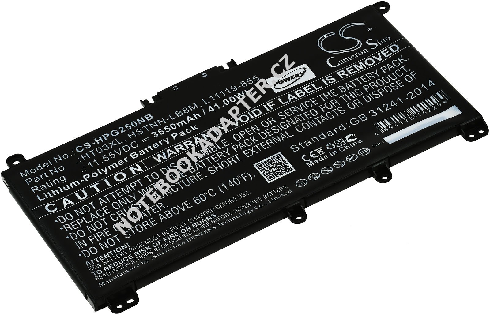 aku pro HP 15-DA0012NM