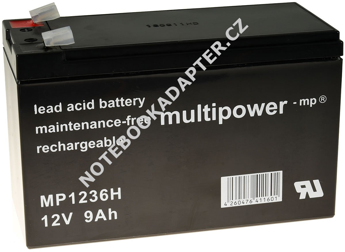 aku pro  MP1236H / LC-R127R2PG1 12V 9Ah (nahrazuje také 7,2Ah/) - Powery