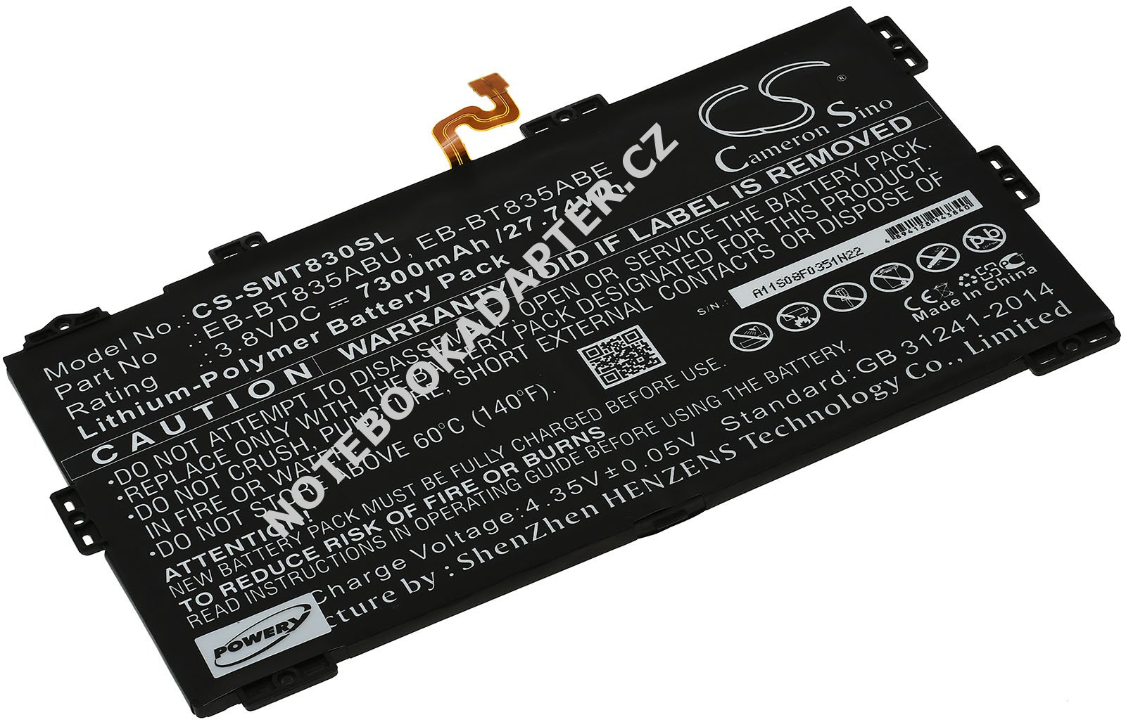 aku pro Samsung Typ EB-BT835ABU