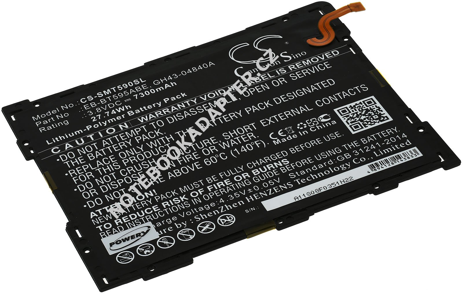 aku pro Samsung Typ GH43-04840A