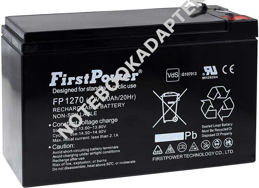 aku pro UPS APC Back-UPS 350 7Ah 12V - FirstPower originál