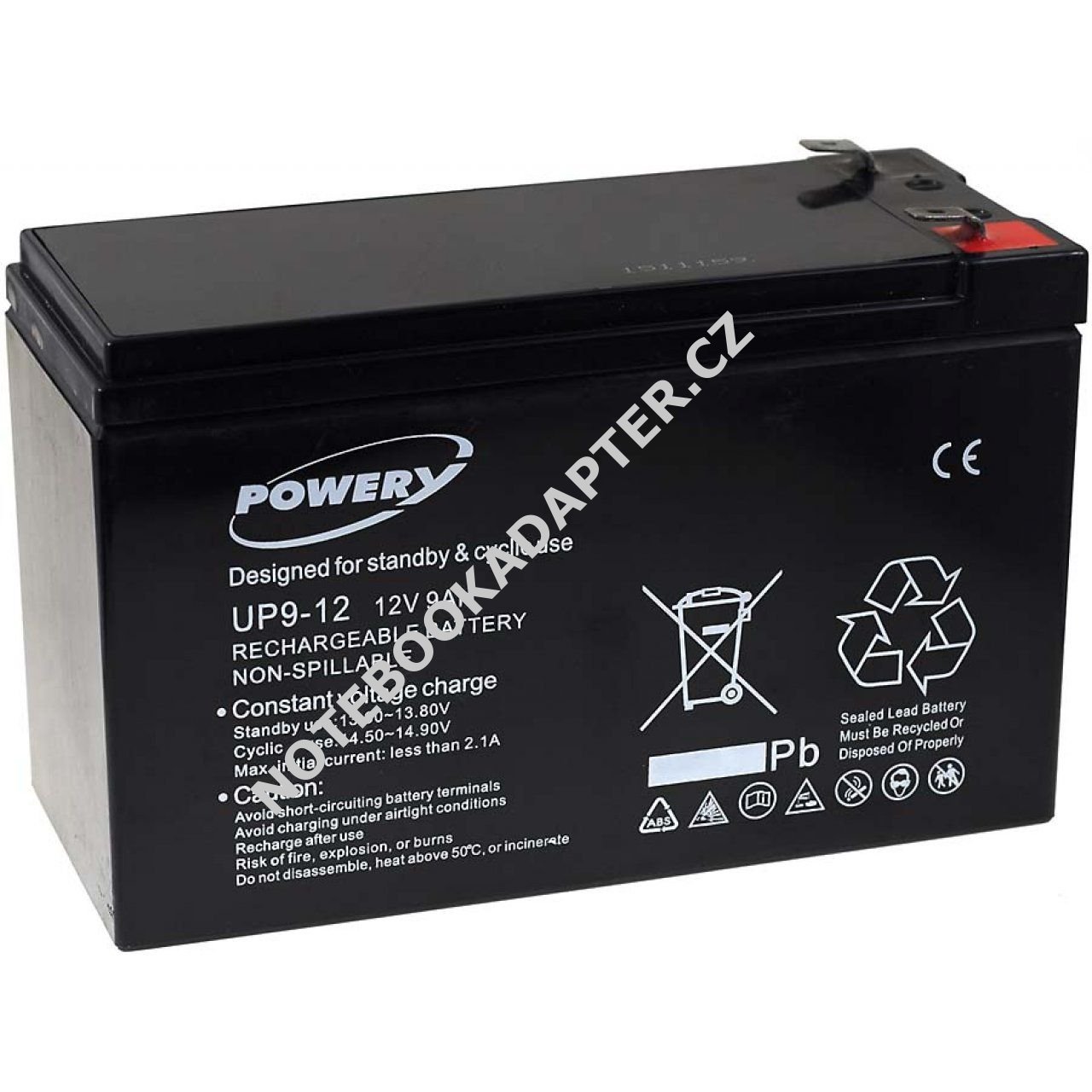 aku pro UPS APC Back-UPS BE700-GR 9Ah 12V - Powery originál