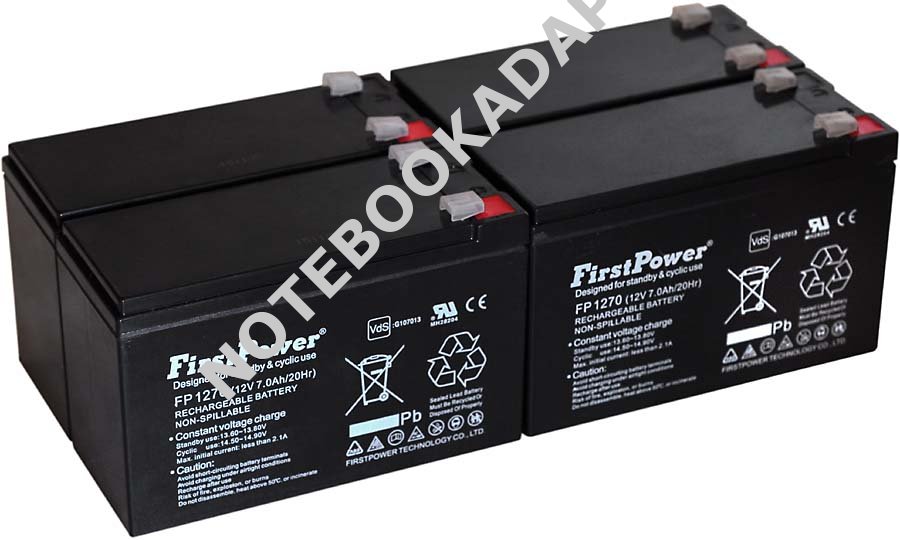 aku pro UPS APC RBC 24 7Ah 12V - FirstPower originál