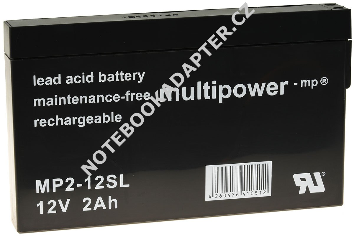 Akumulátor MP2-12SL 12V - Powery