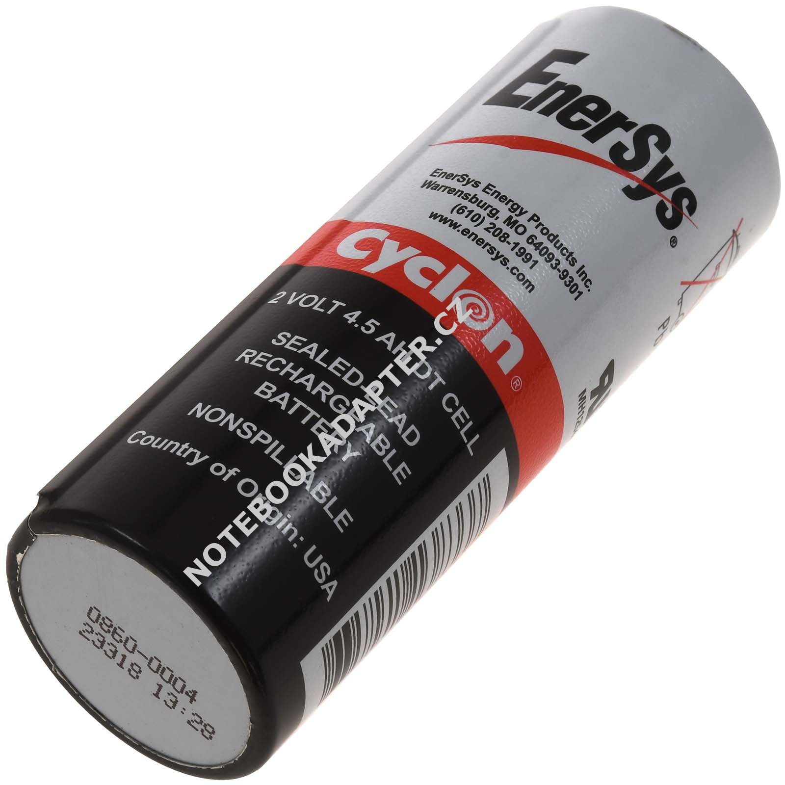 Enersys / Hawker olověná baterie, Blei článek DT Cyclon 0860-0004 2V 4,5Ah originál